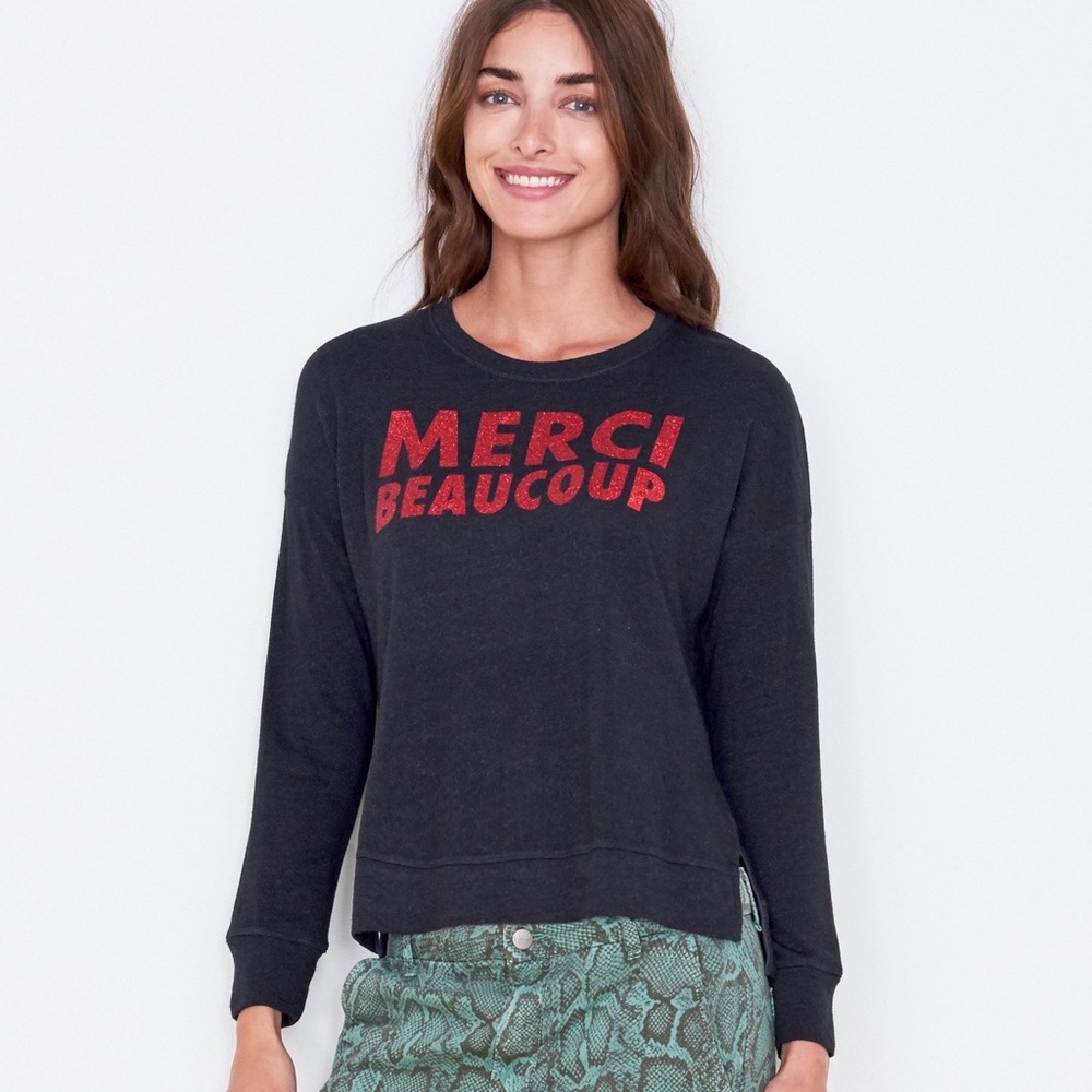 Sundry Merci Hi-Low Crew Neck